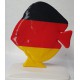 Diskus Schwarz/Rot/Gold