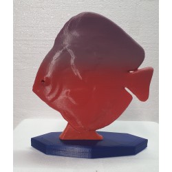 Diskus Schwarz/Rot/Gold